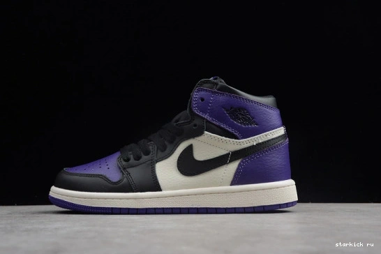 'Court Retro 555088-501 OG Jordan Kid Kids 1 Air 555088-501 High  Purple' 0514